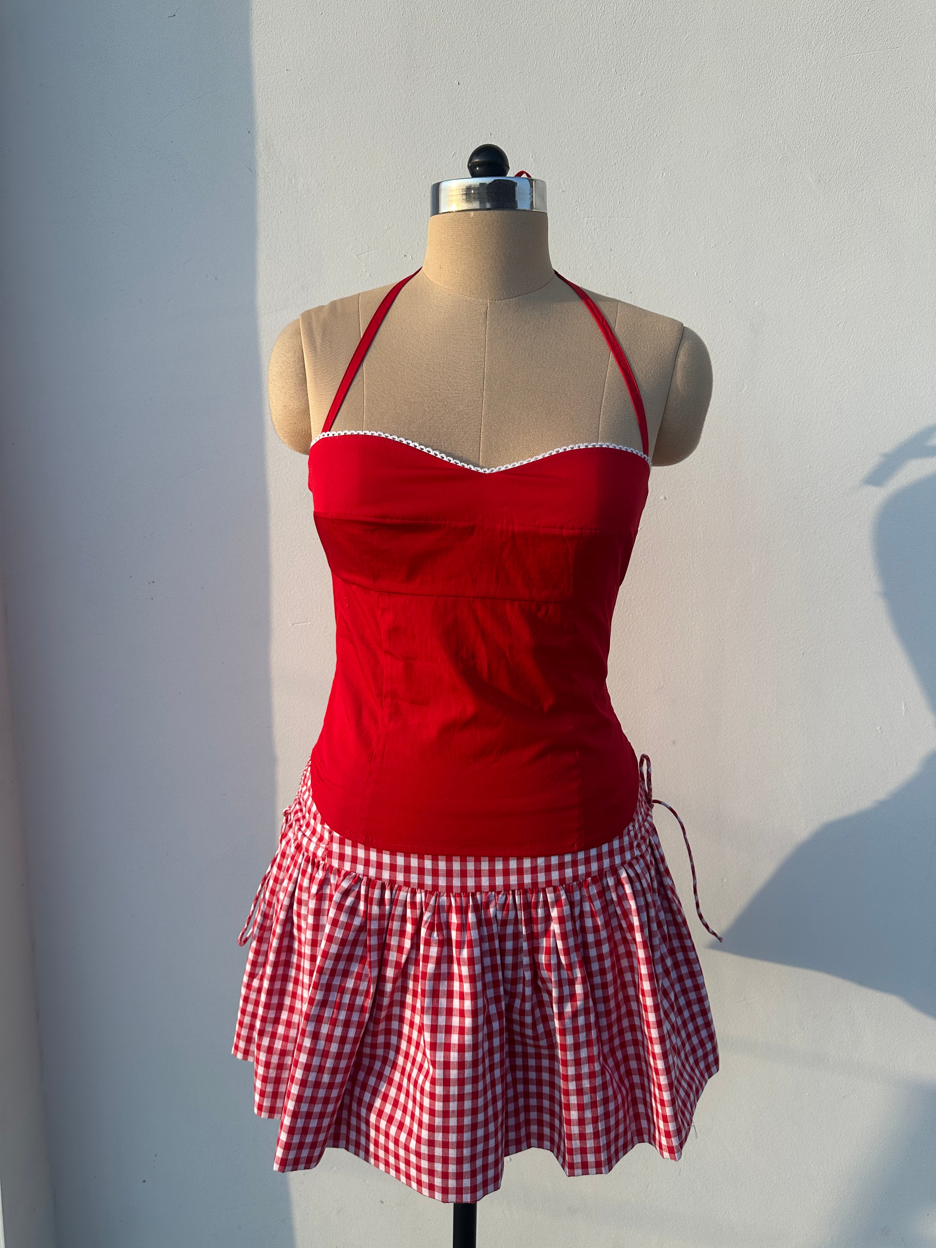 Cherry Halter Top